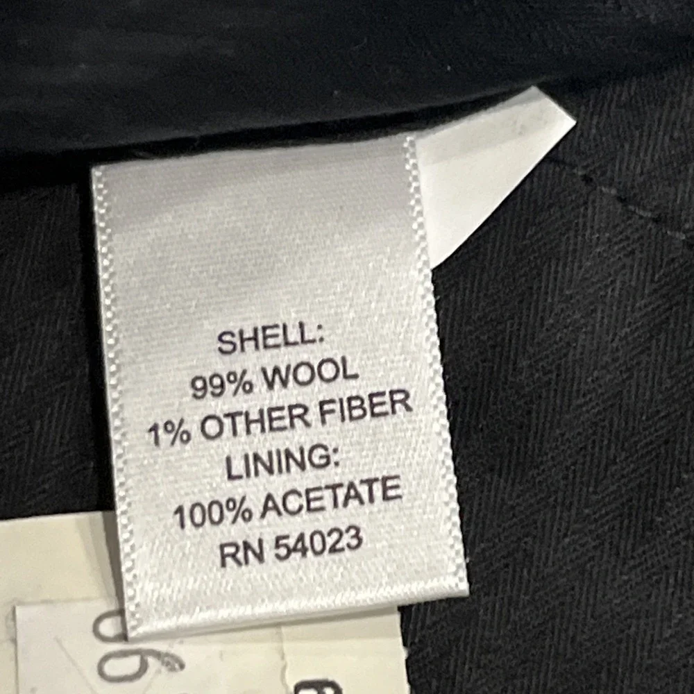 Banana Republic Tailored‎ Fit Dress Pants Mens 36X 32 Navy Blue Pin Stripe NWT